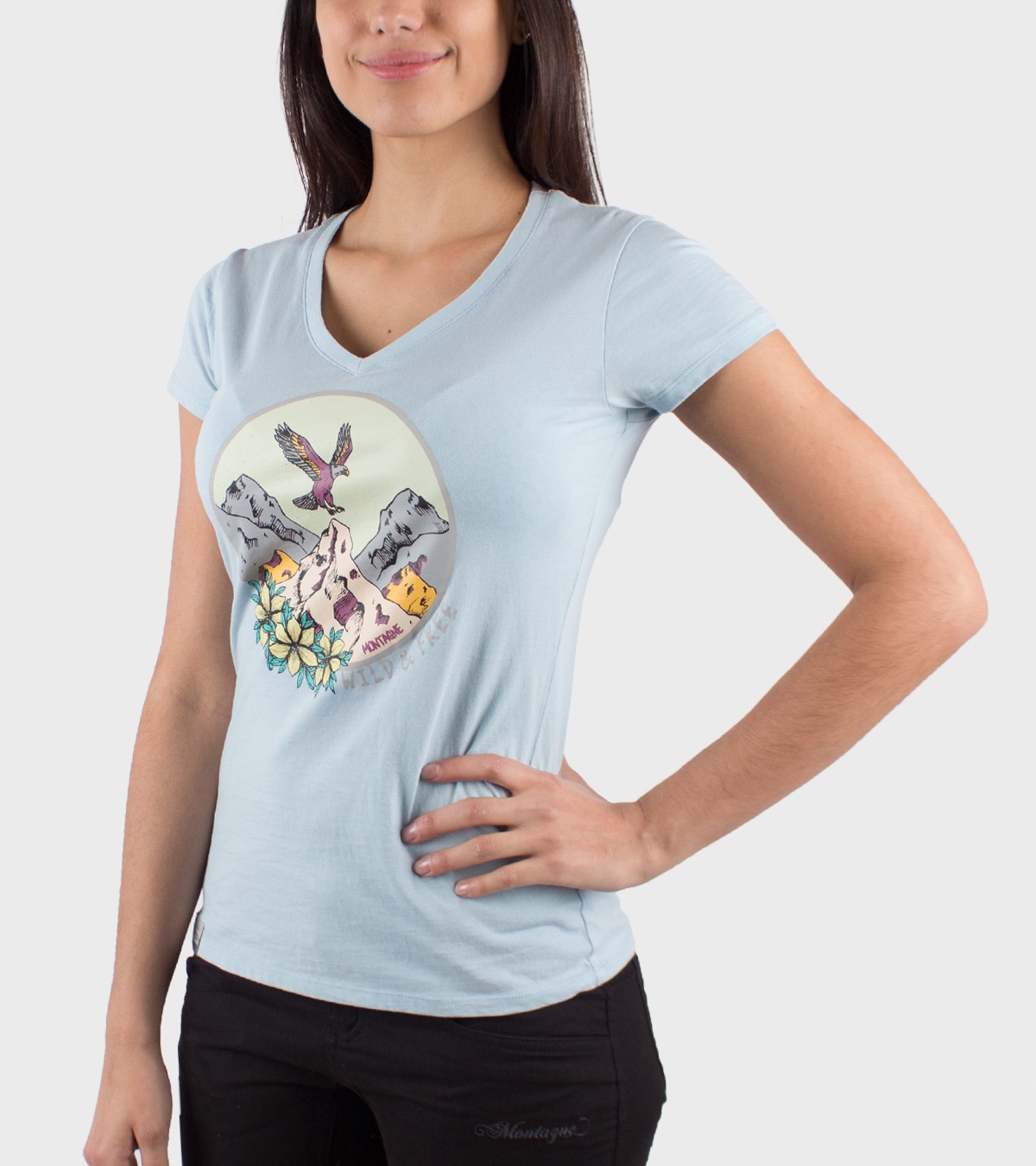 Remera celeste